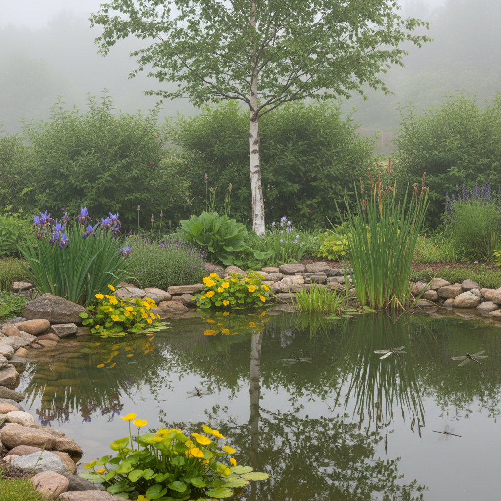 Naturgarten mit Teich
